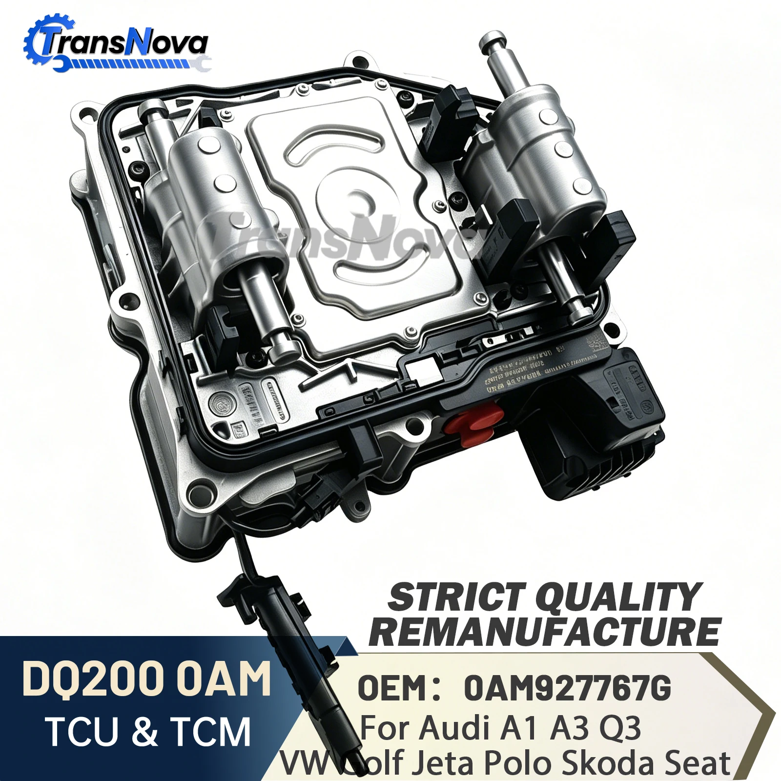Блок управления мехатроником трансмиссии TransNova DQ200 0AM TCU TCM 0AM927769G DSG 7 для VW Golf 7, Jetta, Skoda, Seat, Audi A1, A3, Q3
Блок управления мехатроником трансмиссии TransNova DQ200 0AM TCU TCM 0AM927769G DSG 7 для VW Golf 7, Jetta, Skoda, Seat, Audi A1, A3, Q3