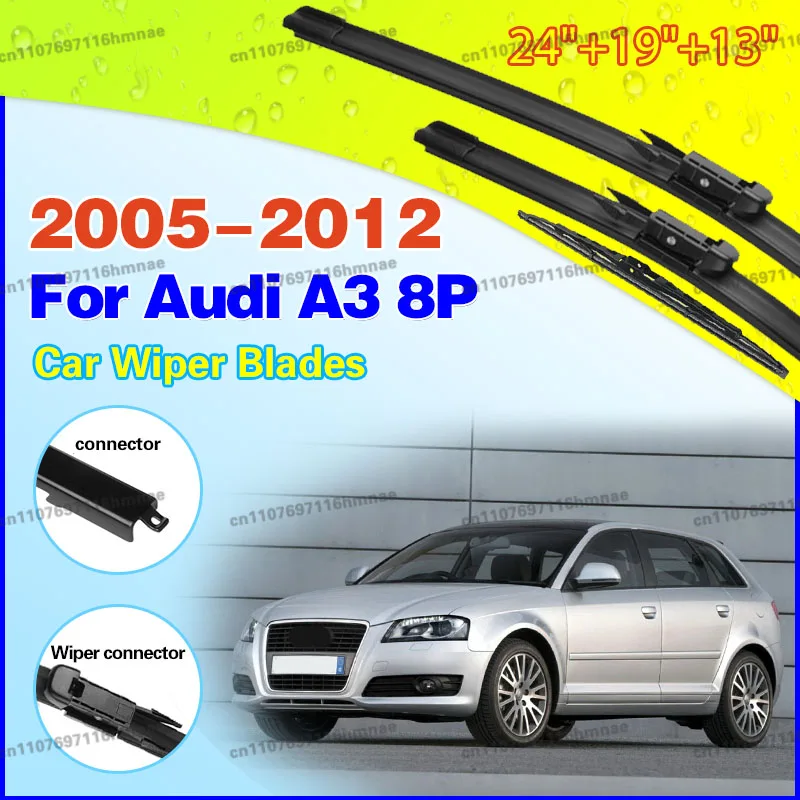 Комплект передних и задних щеток стеклоочистителя для Audi A3 8P 2005-2012, щетки для лобового стекла и окон, 24+19+13 дюймов
Комплект передних и задних щеток стеклоочистителя для Audi A3 8P 2005-2012, щетки для лобового стекла и окон, 24+19+13 дюймов