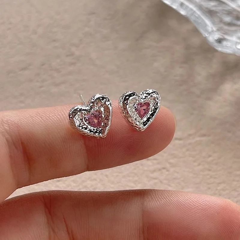 Real 925 Sterling Silver Zircon Heart Exquisite Stud Earrings for Women Party Trendy Fine Jewelry Light luxury Accessories
Real 925 Sterling Silver Zircon Heart Exquisite Stud Earrings for Women Party Trendy Fine Jewelry Light luxury Accessories