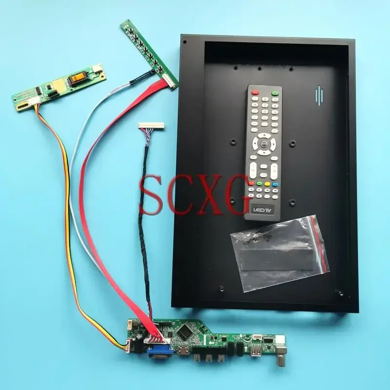 Metal Case+Analog TV Controller Board Fit HT14P12 LP141E2 VGA AV USB HDMI-Compatible DIY Kit 1400*1050 14.1" 1CCFL 30 Pin LVDS
Metal Case+Analog TV Controller Board Fit HT14P12 LP141E2 VGA AV USB HDMI-Compatible DIY Kit 1400*1050 14.1" 1CCFL 30 Pin LVDS
