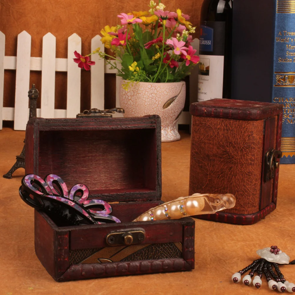 Wooden Vintage Jewelry Storage Box Classic Durable Organizer Case with Metal Lock for Jewelry Storage Gift Wooden Vintage Box 
Wooden Vintage Jewelry Storage Box Classic Durable Organizer Case with Metal Lock for Jewelry Storage Gift Wooden Vintage Box