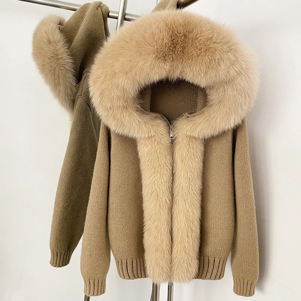 Fur Embellished Luxury Sweater Women 2026 Winter High Quality Knitted Cardigan for Women Elegant Female Thick Warm Wool Jumper
Fur Embellished Luxury Sweater Women 2026 Winter High Quality Knitted Cardigan for Women Elegant Female Thick Warm Wool Jumper
