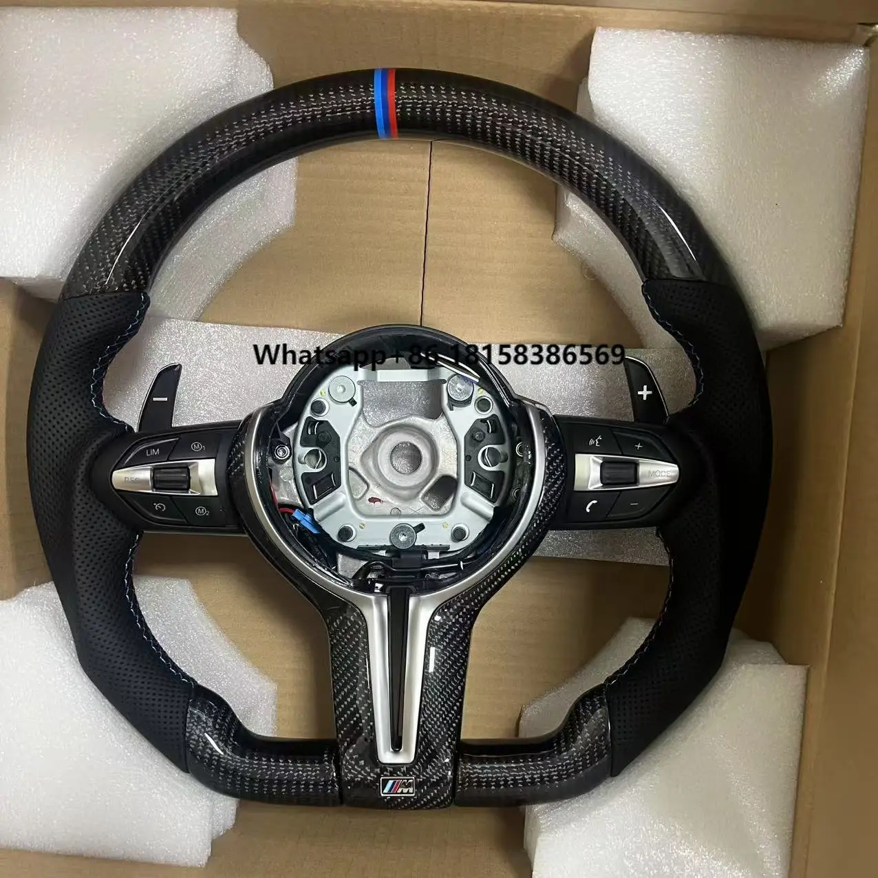 Sports Style Steering Wheel for F30 F10 F20 F35 F22 F18 F07 F01 E90 E92 E46 Carbon Fiber Steering WheelM2 M3 M4 M5 M6 X5
Sports Style Steering Wheel for F30 F10 F20 F35 F22 F18 F07 F01 E90 E92 E46 Carbon Fiber Steering WheelM2 M3 M4 M5 M6 X5