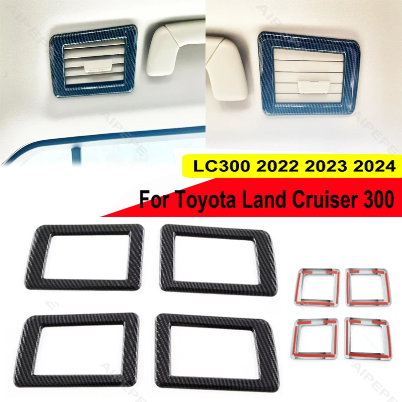 Rear Upper Air Conditioning AC Outlet Vent Cover Trim for Toyota Land Cruiser 300 LC300 2022 2023 2024 Interior Accessories
Rear Upper Air Conditioning AC Outlet Vent Cover Trim for Toyota Land Cruiser 300 LC300 2022 2023 2024 Interior Accessories