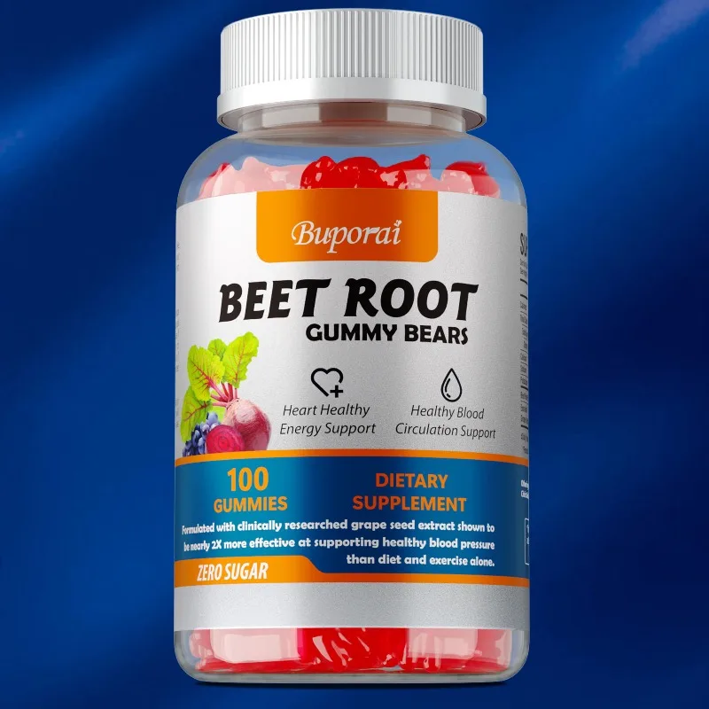 Beet Root Gummies - Antioxidant, Improve Blood Circulation, Support Heart & Cardiovascular Health, Improve Vitality and Immunity
Beet Root Gummies - Antioxidant, Improve Blood Circulation, Support Heart & Cardiovascular Health, Improve Vitality and Immunity