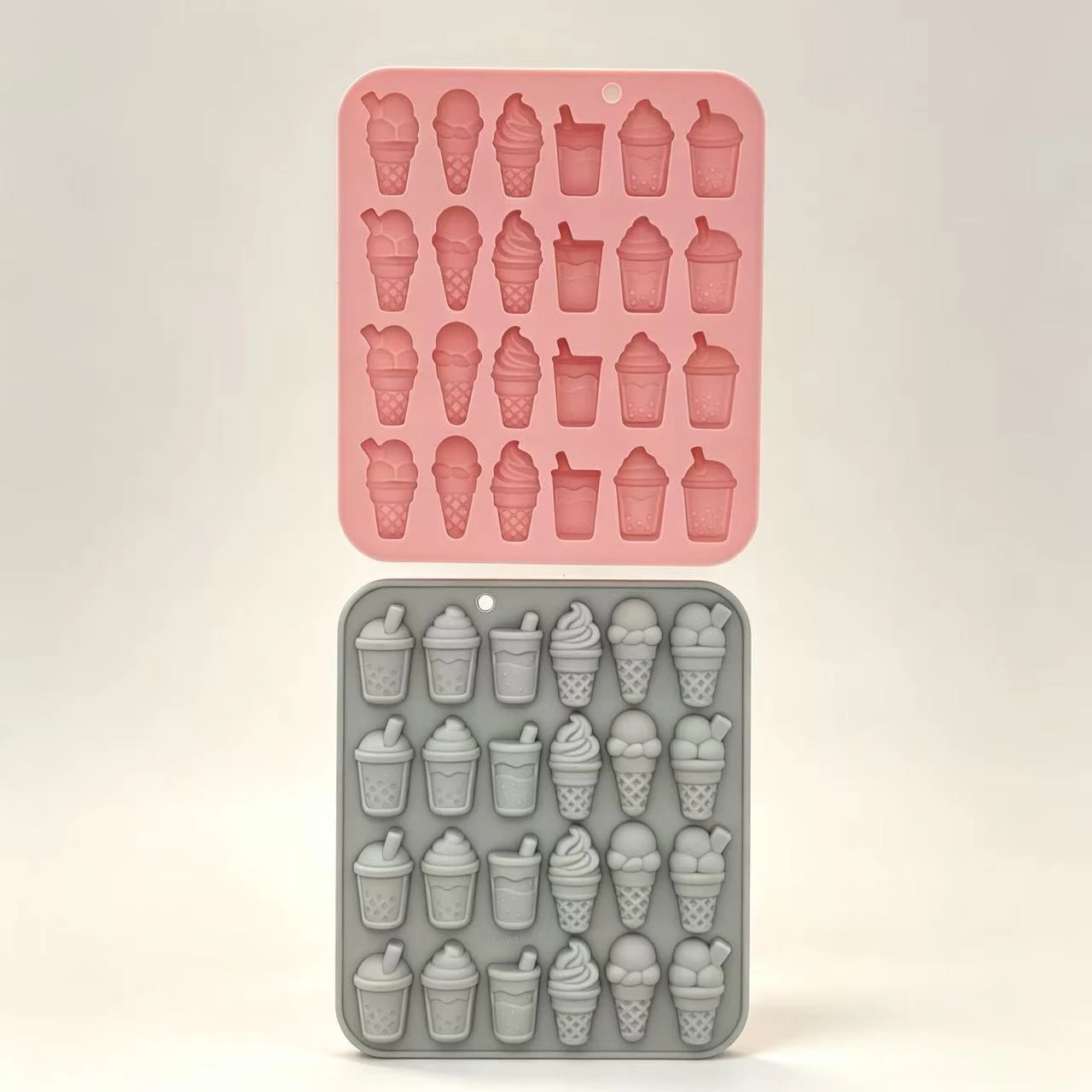 24 Cavity Ice Cream Drinks Silicone Molds 6 Shapes Fondant Candy Chocolate Mould Diy Baking Tools Cake Decoration Accesories
24 Cavity Ice Cream Drinks Silicone Molds 6 Shapes Fondant Candy Chocolate Mould Diy Baking Tools Cake Decoration Accesories