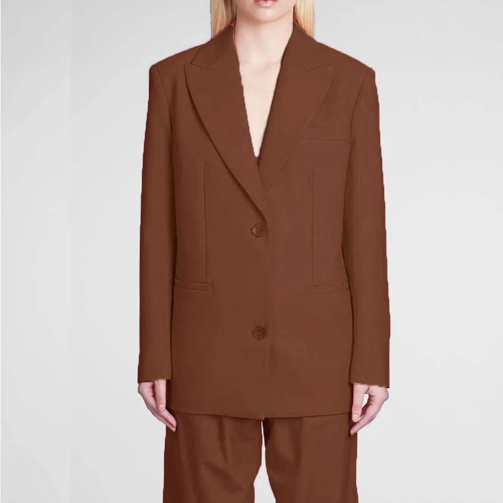 Elegant Women's Suits Blazer Single Breasted Peak Lapel Casual Outerwear Formal Office Business Lady 2 Pcs Jacket Pants Clothing
Elegant Women's Suits Blazer Single Breasted Peak Lapel Casual Outerwear Formal Office Business Lady 2 Pcs Jacket Pants Clothing