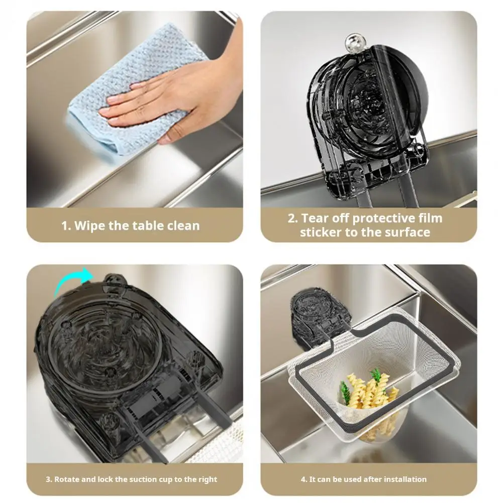 Easy Installation Sink Strainer Folding Storage Design Sink Filter Kitchen Sink Strainer with Suction Cup for Drain for Residue
Easy Installation Sink Strainer Folding Storage Design Sink Filter Kitchen Sink Strainer with Suction Cup for Drain for Residue