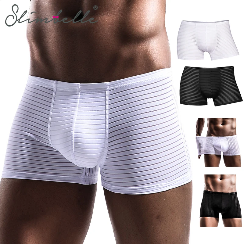 SLIMBELLE Mens Total Support Pouch Boxer Briefs Mesh Breathable Cooling Moisture Wicking Underwear Elastic Waistband Underpant
SLIMBELLE Mens Total Support Pouch Boxer Briefs Mesh Breathable Cooling Moisture Wicking Underwear Elastic Waistband Underpant