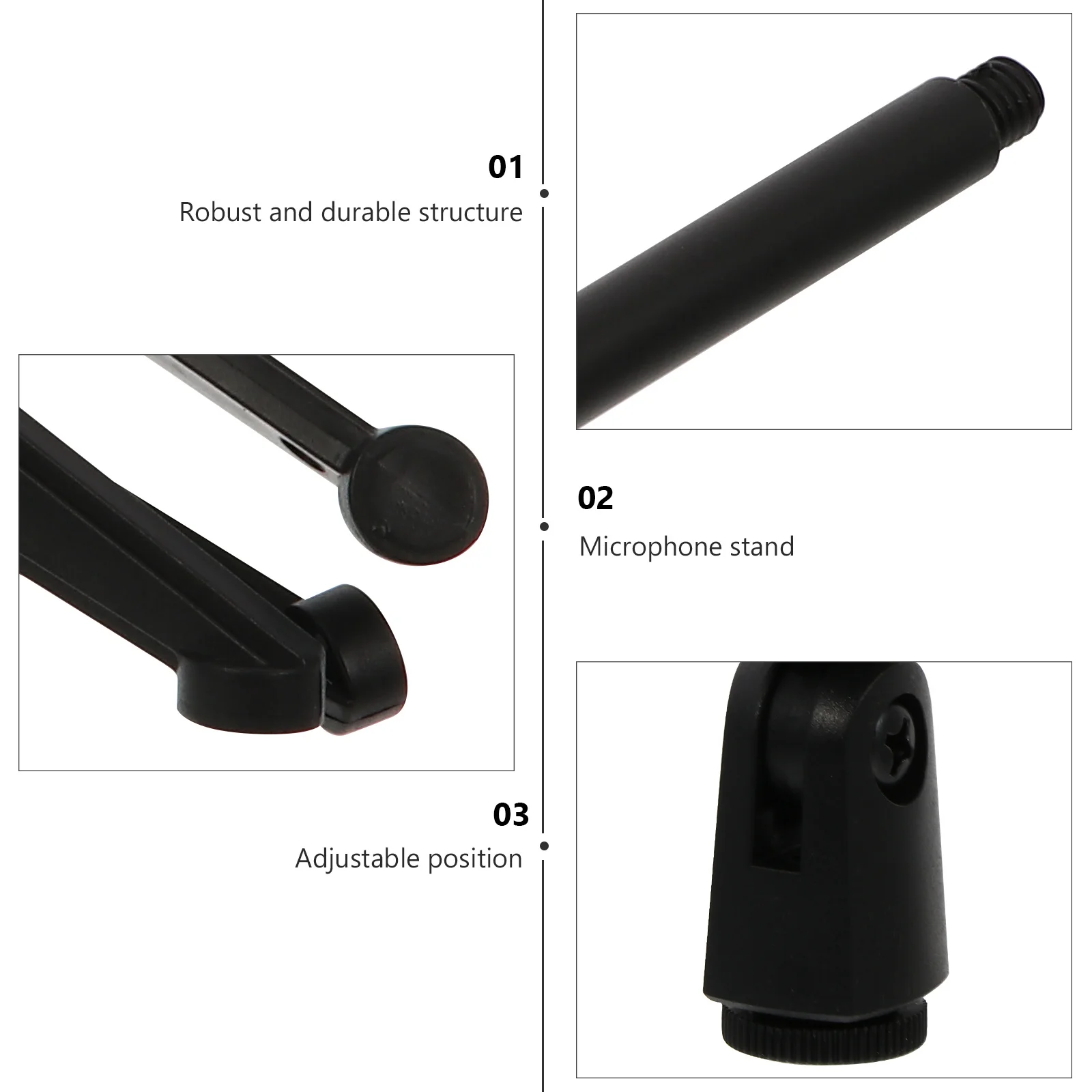 Flexible Desktop Microphone Stand with Detachable Design for Podcasting Broadcasting Online Meeting Singing Recording Mic
Flexible Desktop Microphone Stand with Detachable Design for Podcasting Broadcasting Online Meeting Singing Recording Mic