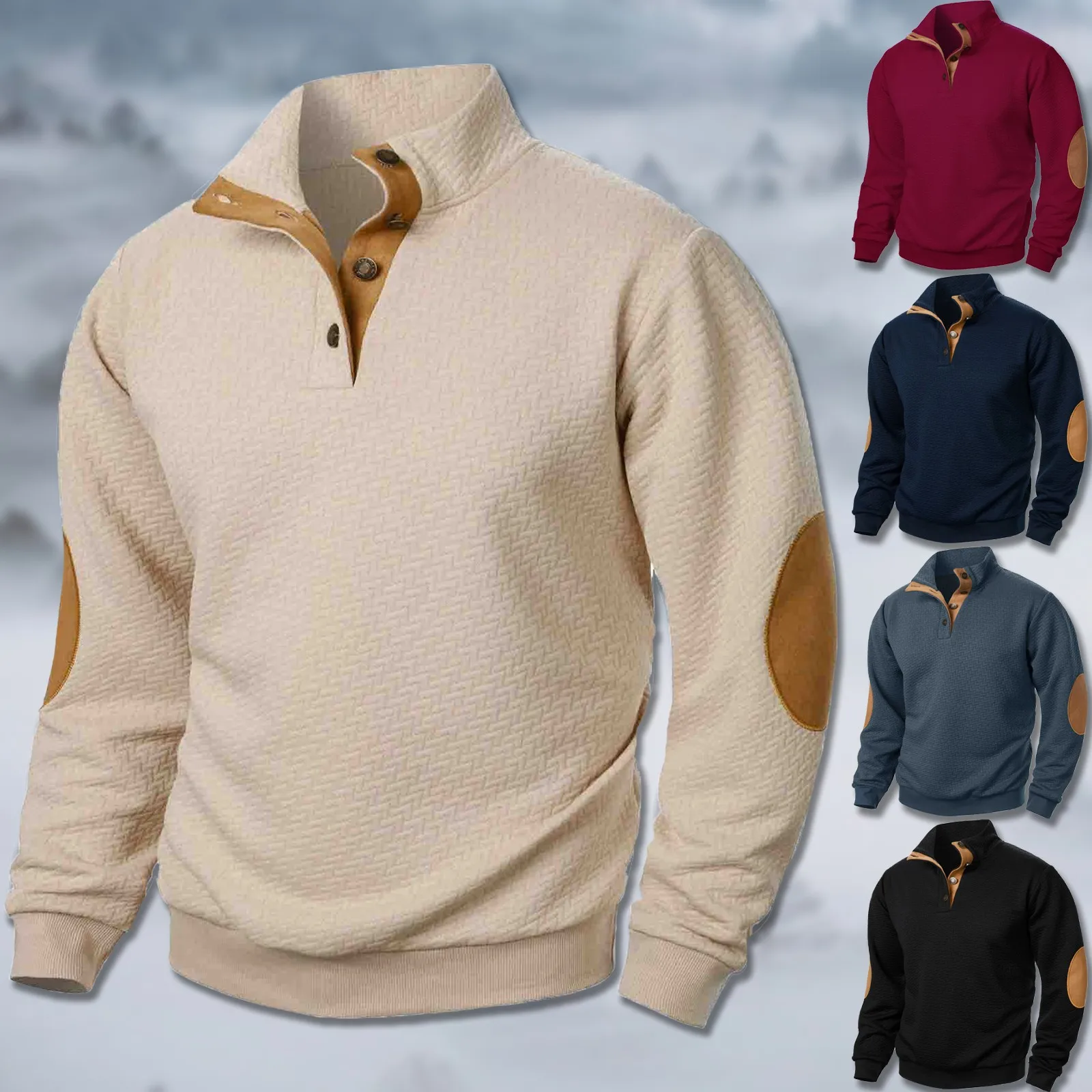 Men‘s Versatile Sweatshirt Spring And Autumn Style Standing Collar Pullover Long-sleeved Sweatshirt Fashionable Casual Hoodies
Men‘s Versatile Sweatshirt Spring And Autumn Style Standing Collar Pullover Long-sleeved Sweatshirt Fashionable Casual Hoodies