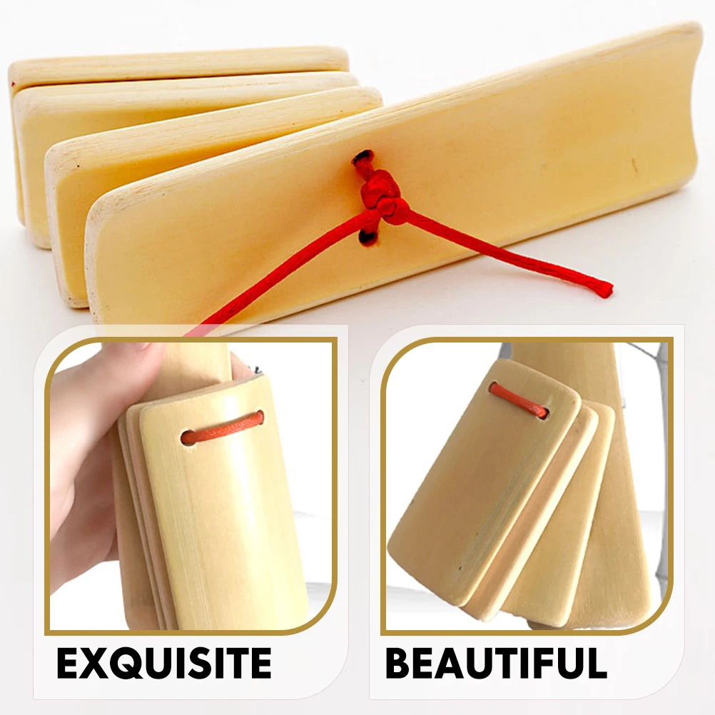 8 Pcs Children's Bamboo Board Kuai Ban Hand Instruments for Kids Percussion Musical
8 Pcs Children's Bamboo Board Kuai Ban Hand Instruments for Kids Percussion Musical