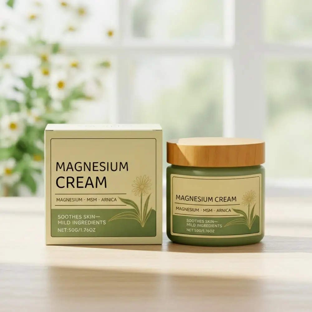 1/2/3Pcs Magnesium Cream for Muscle & Nerve-Relief Moisturizing Body Massage Cream Fast Absorption Support Body Relief
1/2/3Pcs Magnesium Cream for Muscle & Nerve-Relief Moisturizing Body Massage Cream Fast Absorption Support Body Relief