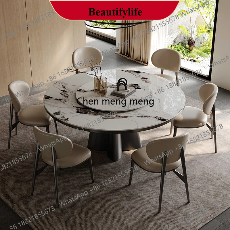 F185 Современный простой круглый стол Высокое качество Эстетика Высокое качество Легкий роскошный ресторанный стол Необычная мебель Mesas De Jantar
F185 Современный простой круглый стол Высокое качество Эстетика Высокое качество Легкий роскошный ресторанный стол Необычная мебель Mesas De Jantar