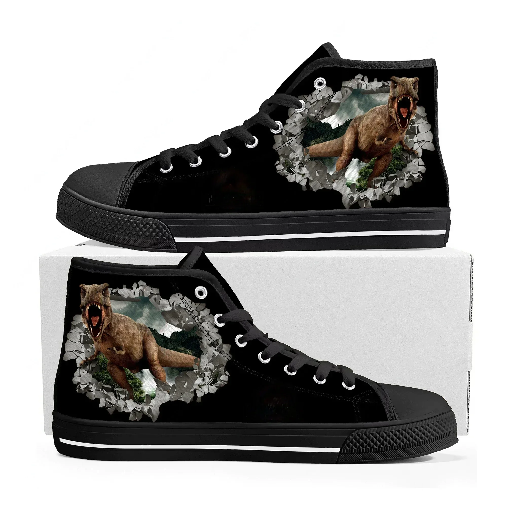 Dinosaur World Jurassic Park High Top Sneakers High Quality Mens Womens Teenager Canvas Sneaker Casual Couple Shoes Custom Shoes
Dinosaur World Jurassic Park High Top Sneakers High Quality Mens Womens Teenager Canvas Sneaker Casual Couple Shoes Custom Shoes