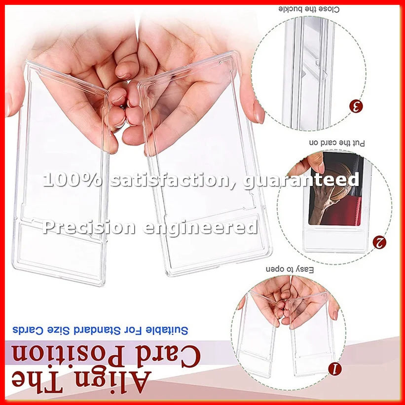 Trading Cards Protector Case Acrylic Clear Baseball Card Holders with Label Position Hard Card Sleeves (24 Pieces)-A22U
Trading Cards Protector Case Acrylic Clear Baseball Card Holders with Label Position Hard Card Sleeves (24 Pieces)-A22U