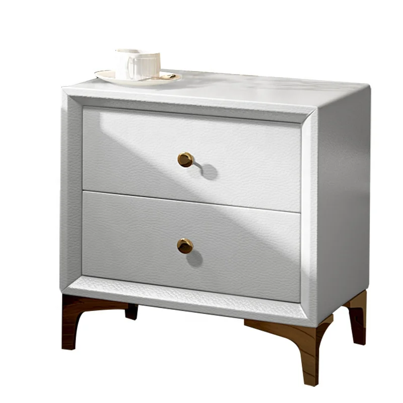 Contemporary Luxury Bedroom Furniture Wooden Leather Modern Nightstand Bedside Table with 2 Drawer
Contemporary Luxury Bedroom Furniture Wooden Leather Modern Nightstand Bedside Table with 2 Drawer