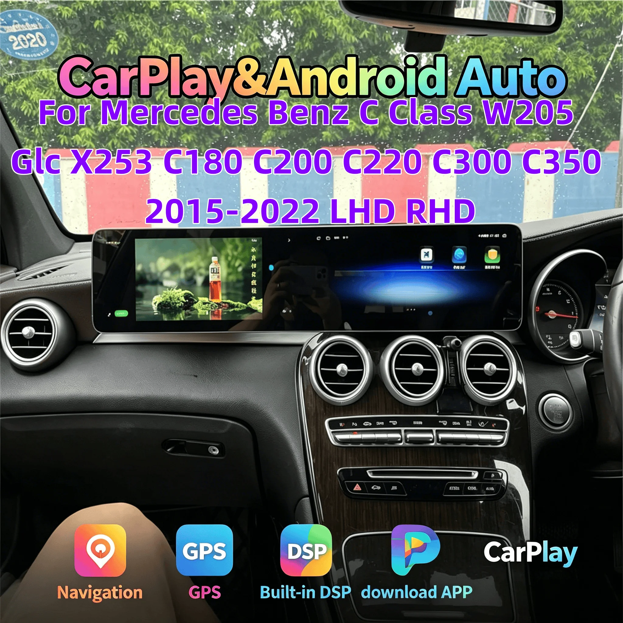 12.3+12.3" Wireless Carplay Multimedia Video Player For Benz C GLC NTG 5.0 5.5 6.0 2015-2022 Android Bluetooth Navigation GPS
12.3+12.3" Wireless Carplay Multimedia Video Player For Benz C GLC NTG 5.0 5.5 6.0 2015-2022 Android Bluetooth Navigation GPS