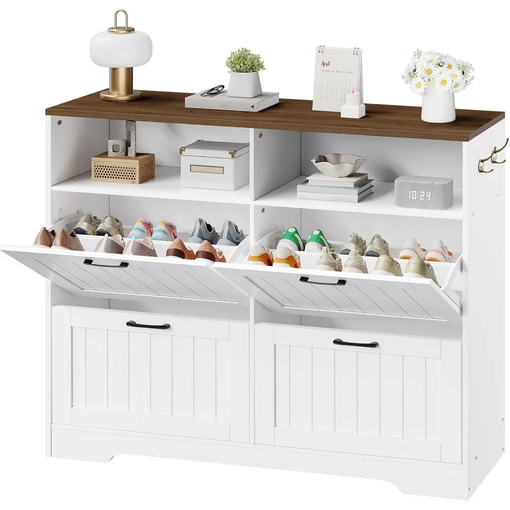 Shoe Cabinet Storage for Entryway, Freestanding Shoe Organizer Cabinet Narrow Shoe Rack Cabinet with Adjustable Shelves
Shoe Cabinet Storage for Entryway, Freestanding Shoe Organizer Cabinet Narrow Shoe Rack Cabinet with Adjustable Shelves