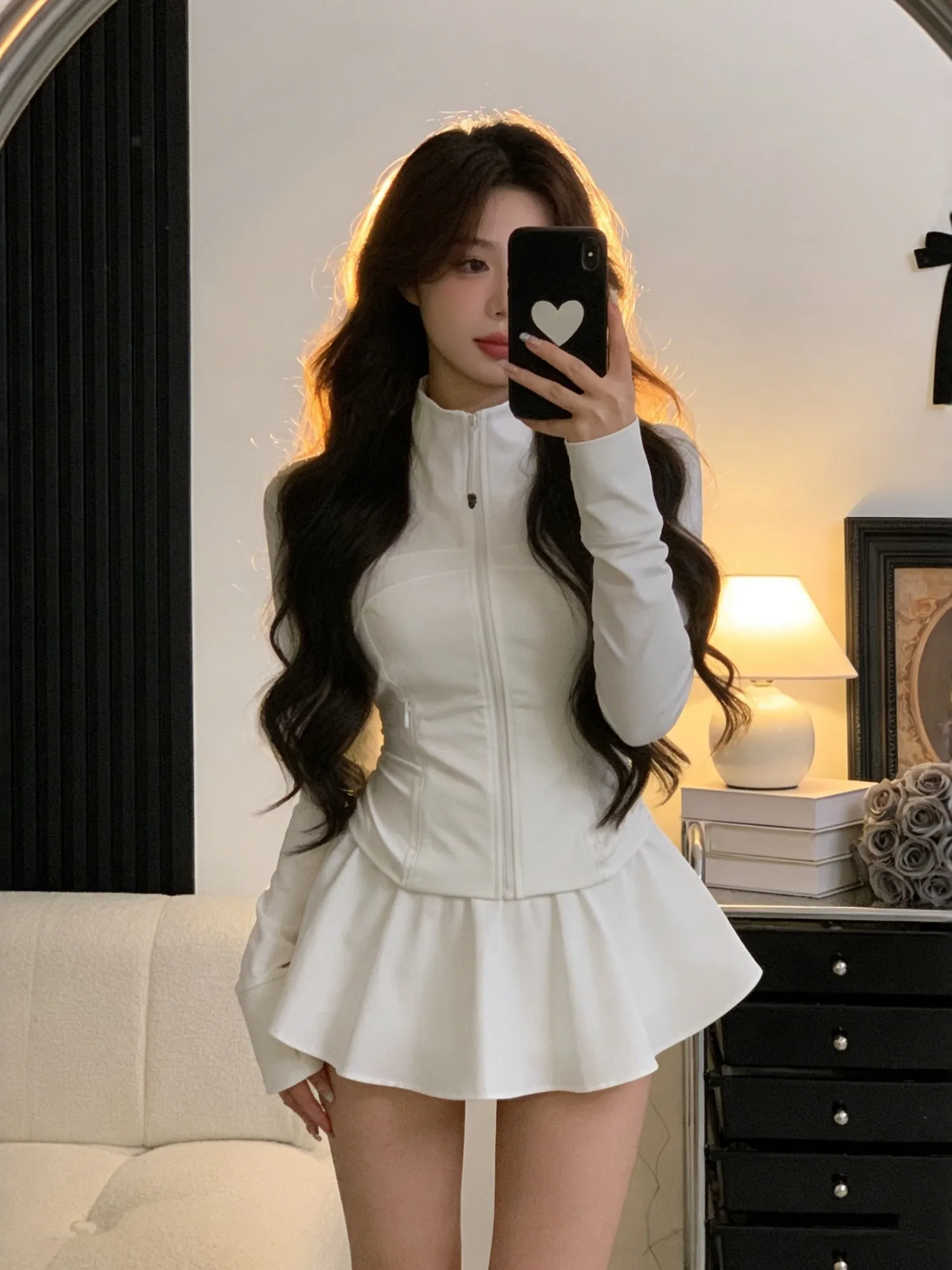 Slimming High Waist Skirt Set Women's Spring New Style Sporty Fashion Outerwear Sun Protection Casual Wear
Slimming High Waist Skirt Set Women's Spring New Style Sporty Fashion Outerwear Sun Protection Casual Wear