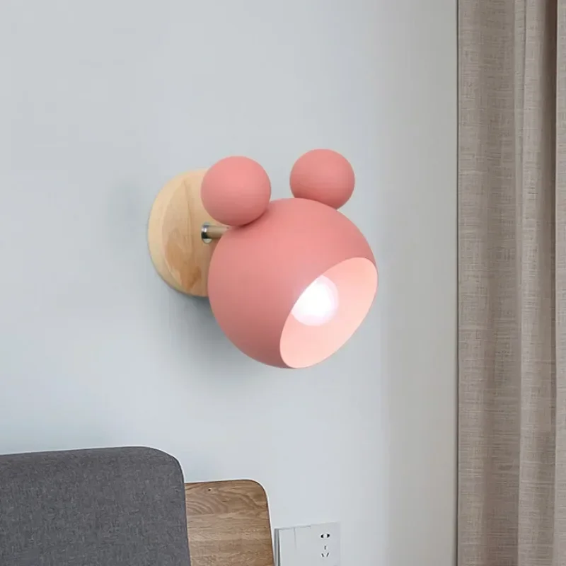 Nordic Bedroom Bedside Lamp Macaroon Simple Children‘s Room Living Room Lamp Pink Cute Personality Decorative Wall Lamp
Nordic Bedroom Bedside Lamp Macaroon Simple Children‘s Room Living Room Lamp Pink Cute Personality Decorative Wall Lamp