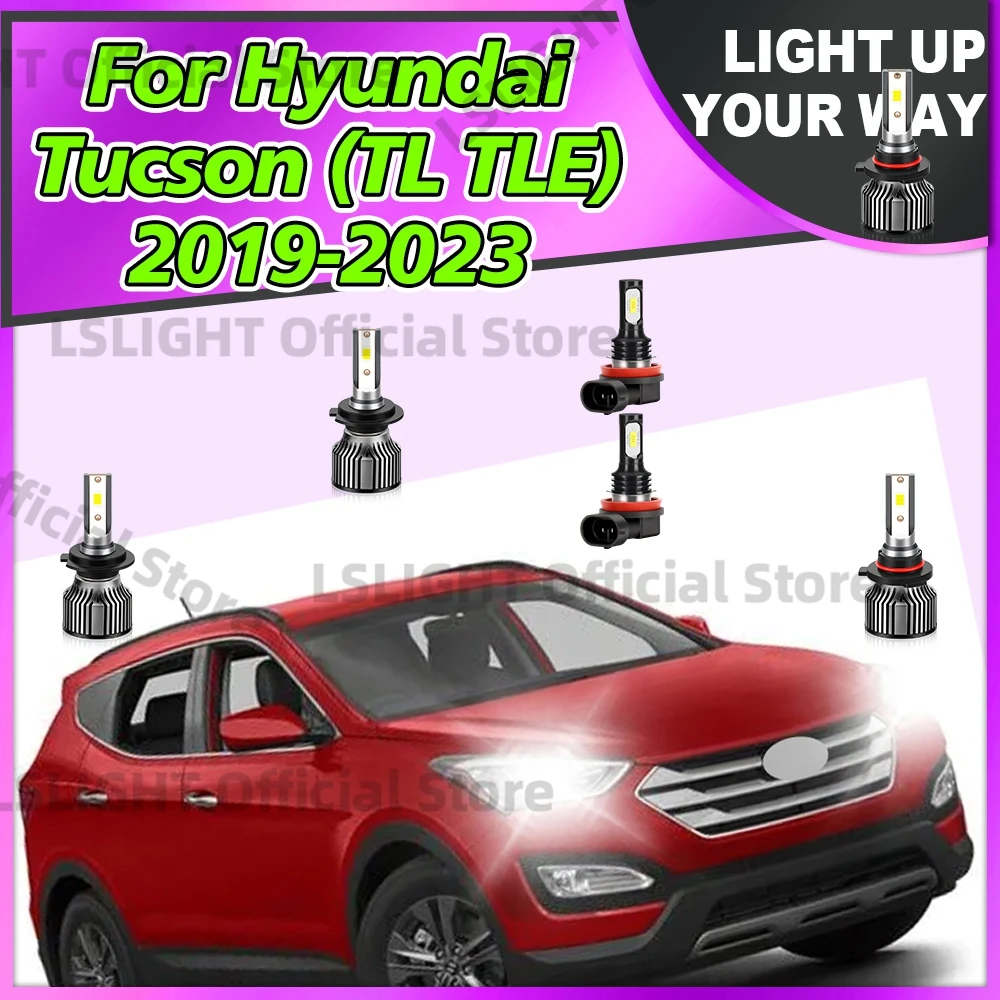 2/6x автоматические фары, противотуманные фары, светодиодные для Hyundai Tucson (TL TLE) 2019 2020-2023 годов, дальний ближний свет, 20000LM 3570, головка CSP, лампа 6000K
2/6x автоматические фары, противотуманные фары, светодиодные для Hyundai Tucson (TL TLE) 2019 2020-2023 годов, дальний ближний свет, 20000LM 3570, головка CSP, лампа 6000K