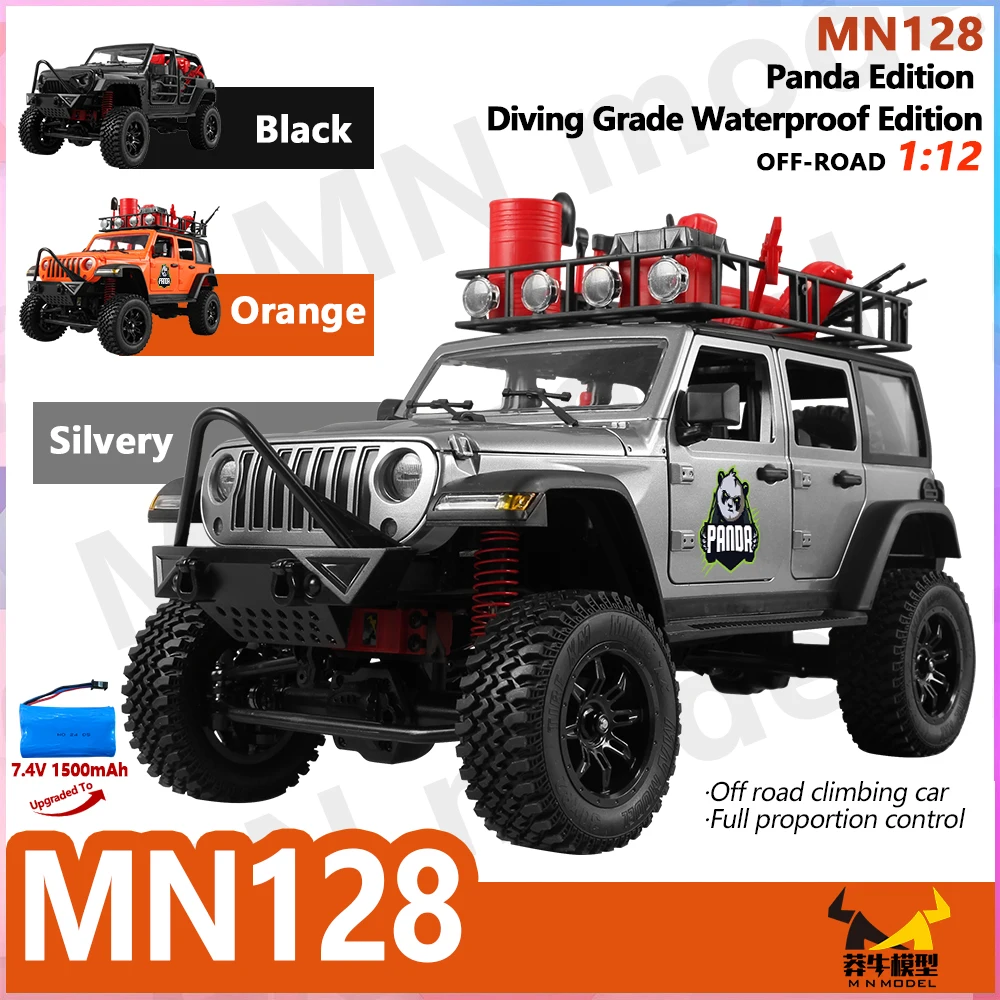MN128 1/12 RC Car 4WD Jeep Model 2.4G Remote Control LED Light 4X4 Off Road 4WD Climbing RC Truck Electric Toy Car Gift for Boy
MN128 1/12 RC Car 4WD Jeep Model 2.4G Remote Control LED Light 4X4 Off Road 4WD Climbing RC Truck Electric Toy Car Gift for Boy