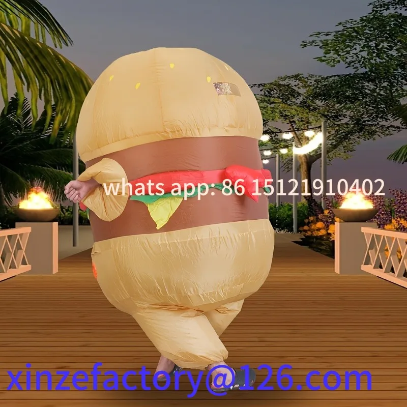 Be suitable for Inflatable Burger Set, Suitable for Funny Food Themed Role-playing Costumes for Parties
Be suitable for Inflatable Burger Set, Suitable for Funny Food Themed Role-playing Costumes for Parties