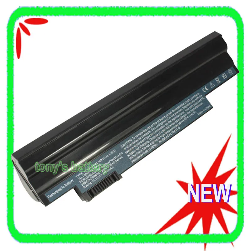 Laptop Battery for Acer Aspire One 522 722 D255 AOD255 AOD260 D255E D257 D257E D260 D270 AL10A31 AL10B31 AL10G31
Laptop Battery for Acer Aspire One 522 722 D255 AOD255 AOD260 D255E D257 D257E D260 D270 AL10A31 AL10B31 AL10G31