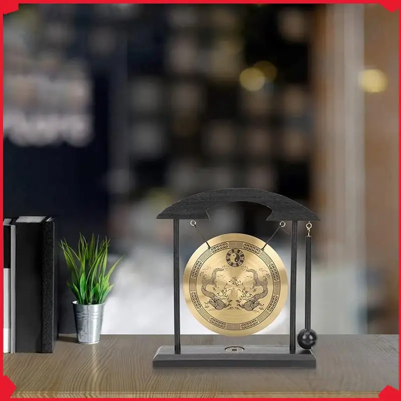 B17B Desktop Gong - Feng Shui Brass Gong Desktop Ornament With Stand And Mallet, Delicate Chinese Home Decor Durable Double Drag
B17B Desktop Gong - Feng Shui Brass Gong Desktop Ornament With Stand And Mallet, Delicate Chinese Home Decor Durable Double Drag