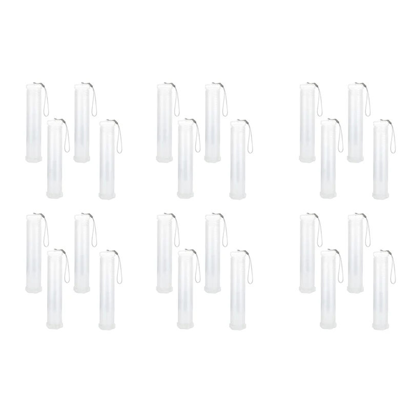 24 Pack Extendable Plastic Paint Brush Case, Clear Long Paint Brush Holder Tube, Storage Pencil Container
24 Pack Extendable Plastic Paint Brush Case, Clear Long Paint Brush Holder Tube, Storage Pencil Container