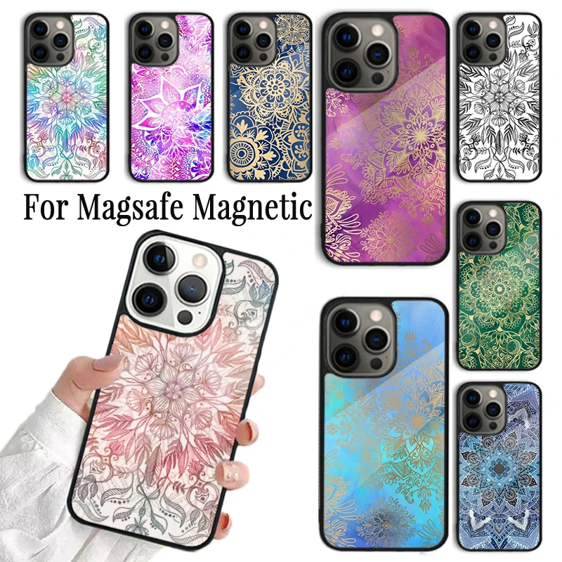 Flowers Mandala Floral Phone Case Cover For iPhone 17 16 15 14 13 12 11 Pro Max Plus Magnetic FOR Magsafe
Flowers Mandala Floral Phone Case Cover For iPhone 17 16 15 14 13 12 11 Pro Max Plus Magnetic FOR Magsafe