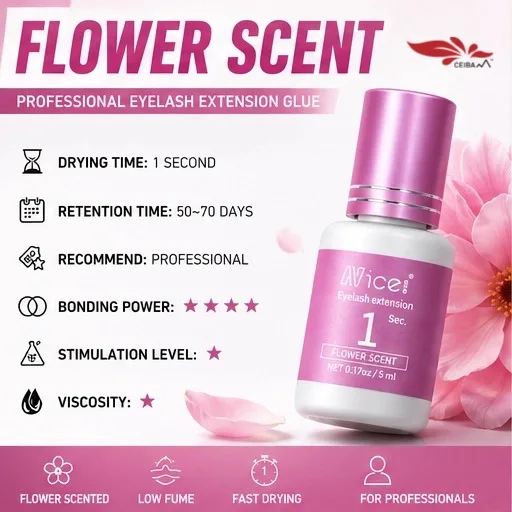 Fast Dry Eyelash Extension Glue 0.5s 1s 2s Lash Adhesive Long Retention Waterproof Low Fume Professional Salon Use
Fast Dry Eyelash Extension Glue 0.5s 1s 2s Lash Adhesive Long Retention Waterproof Low Fume Professional Salon Use