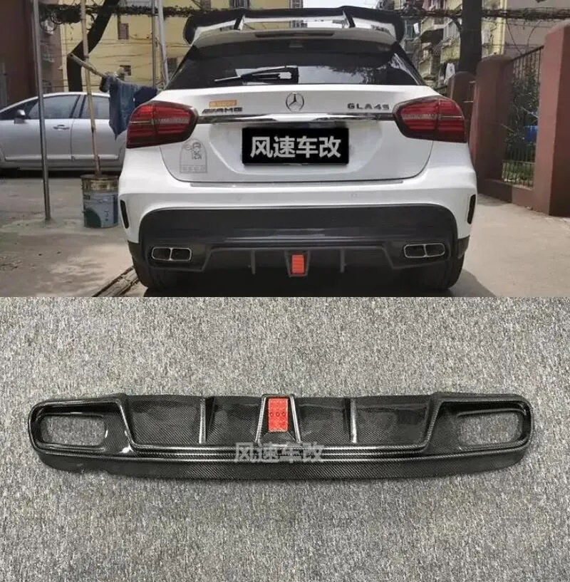 For Mercedes Benz GLA45 GLA200 260 AMG 2013-2019 Carbon Fiber Rear Bumper Diffuser Trunk Door Lip Spoiler Body Kit (With LED)
For Mercedes Benz GLA45 GLA200 260 AMG 2013-2019 Carbon Fiber Rear Bumper Diffuser Trunk Door Lip Spoiler Body Kit (With LED)