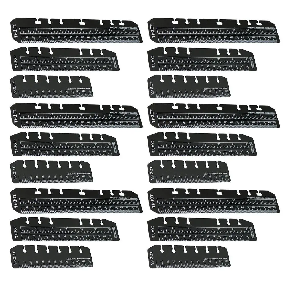18 Pcs Bookmark Ruler Plastic Scale Bookmarks Binder Black Student Planner Accessory Page Marker Portable Thin
18 Pcs Bookmark Ruler Plastic Scale Bookmarks Binder Black Student Planner Accessory Page Marker Portable Thin