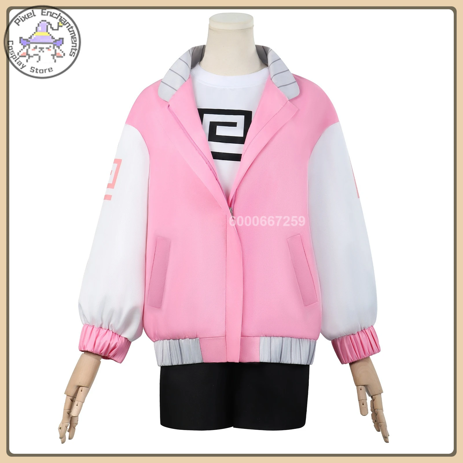 Sakamoto Days Lu Shaotang Halloween Cosplay Costume Light Pink Coat Set Wig Bow Accessory Full Set Anime Outfit for Theme Party
Sakamoto Days Lu Shaotang Halloween Cosplay Costume Light Pink Coat Set Wig Bow Accessory Full Set Anime Outfit for Theme Party