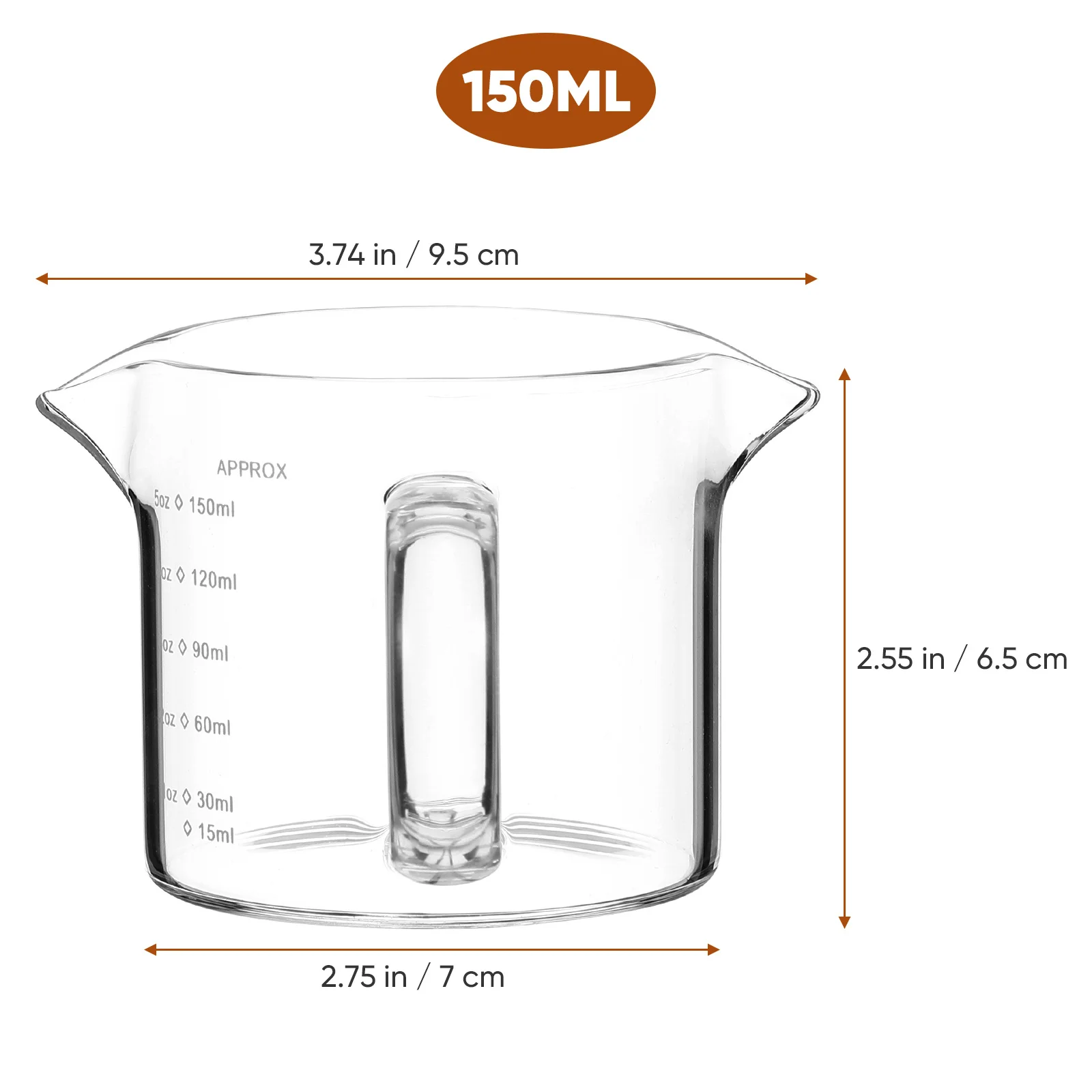 Stylish Coffee Milk Cup Wear-Resistant Glass Cream Pitcher Suitable for Ice Cream Pudding Milk Coffee Measuring Household
Stylish Coffee Milk Cup Wear-Resistant Glass Cream Pitcher Suitable for Ice Cream Pudding Milk Coffee Measuring Household