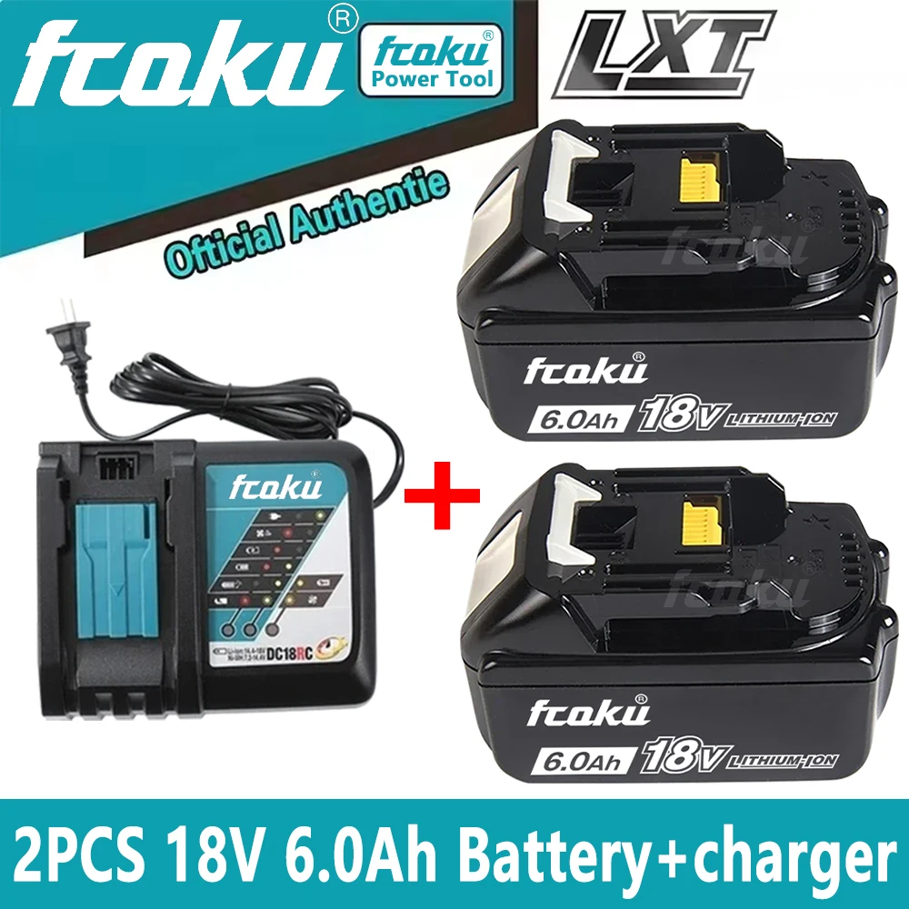For Original Makita 18V 6.0Ah Rechargeable Power Tools Battery ,18V with LED Li-ion Replacement LXT BL1860B BL1860 BL1850
For Original Makita 18V 6.0Ah Rechargeable Power Tools Battery ,18V with LED Li-ion Replacement LXT BL1860B BL1860 BL1850