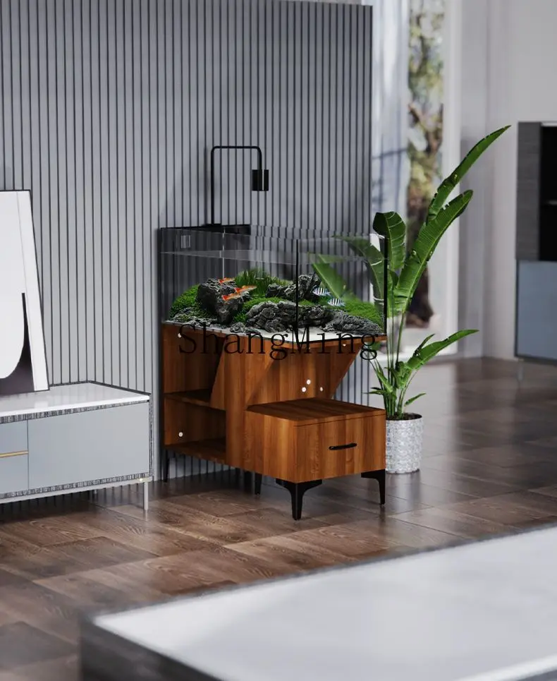 SM living room household small high-end backpack bottom filter ultra-white glass goldfish tank ecological waterless
SM living room household small high-end backpack bottom filter ultra-white glass goldfish tank ecological waterless