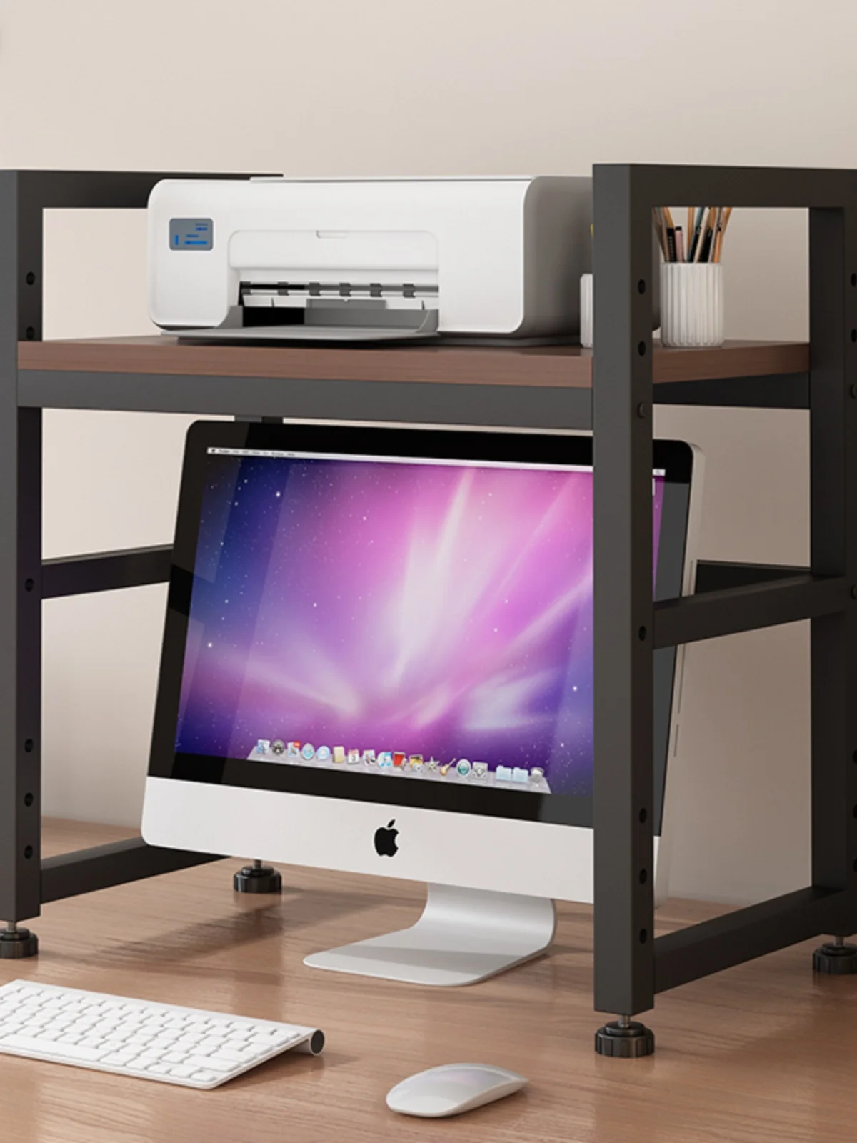 Office Desktop Cuter Monitor Printer Multi-functional Storage Ra Organizer elf Artificial Board Desk Top Placement
Office Desktop Cuter Monitor Printer Multi-functional Storage Ra Organizer elf Artificial Board Desk Top Placement
