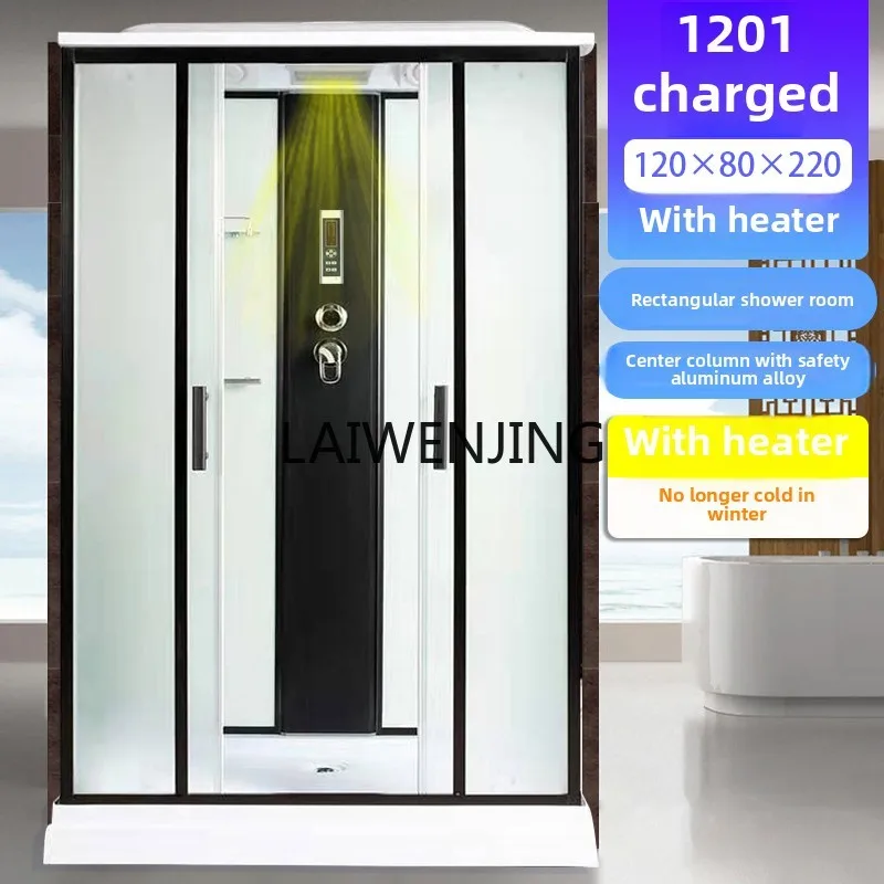 HLZ integral shower room integral bathroom room tempered glass dry and wet separation arc fan rectangular new
HLZ integral shower room integral bathroom room tempered glass dry and wet separation arc fan rectangular new