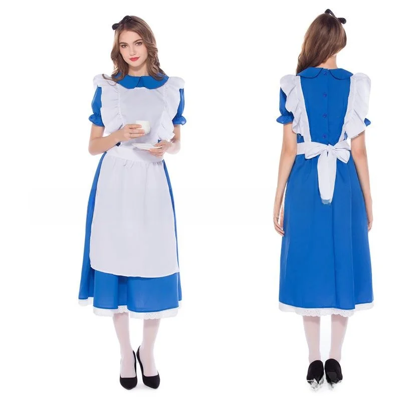 loween Costume Adult Women Children Parent-Child Performance Stage Role-plang Maid Suit Ethnic Stage Costume
loween Costume Adult Women Children Parent-Child Performance Stage Role-plang Maid Suit Ethnic Stage Costume