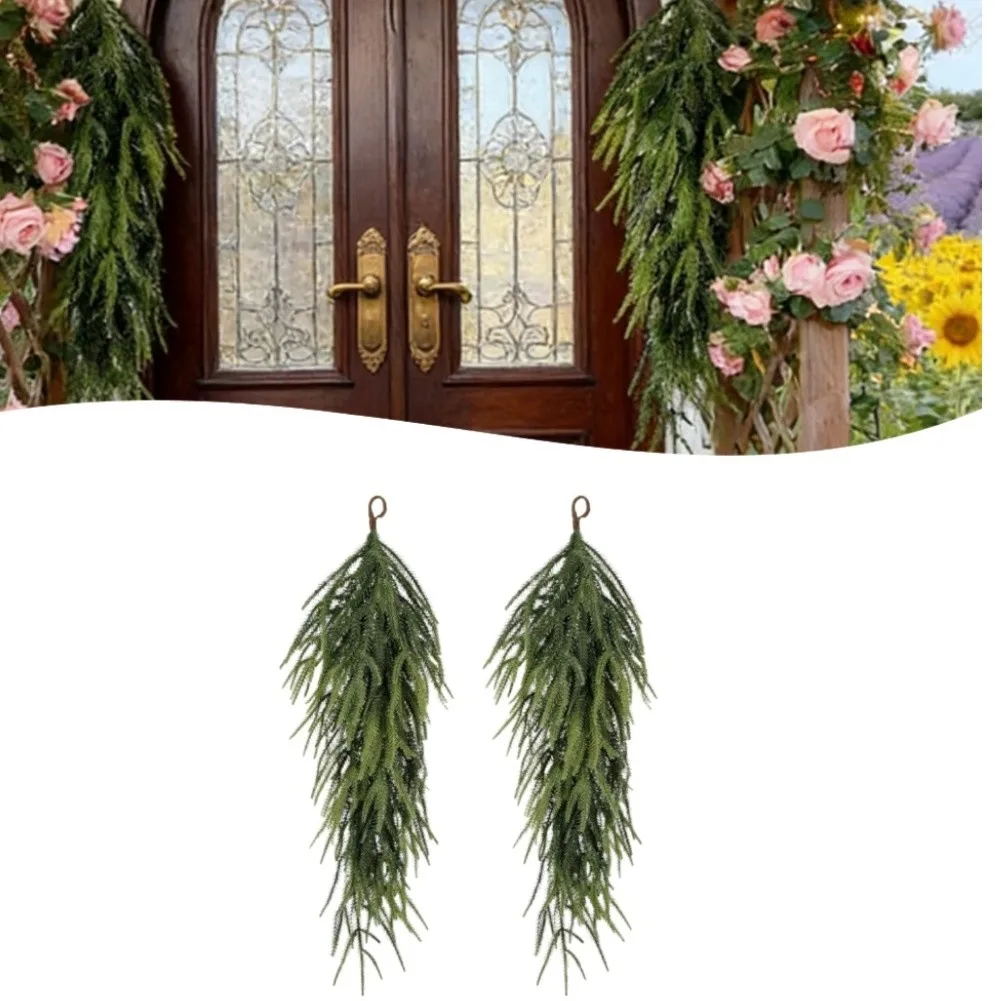 Набор искусственной подвесной елки Norfolk Pine 75 см — реалистичная зелень для праздничной стены, стола, каминной и сезонного украшения
Набор искусственной подвесной елки Norfolk Pine 75 см — реалистичная зелень для праздничной стены, стола, каминной и сезонного украшения