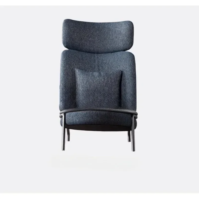 Italian minimalist leather cloth living room single casual sofa chair, modern simple boss chair
Italian minimalist leather cloth living room single casual sofa chair, modern simple boss chair