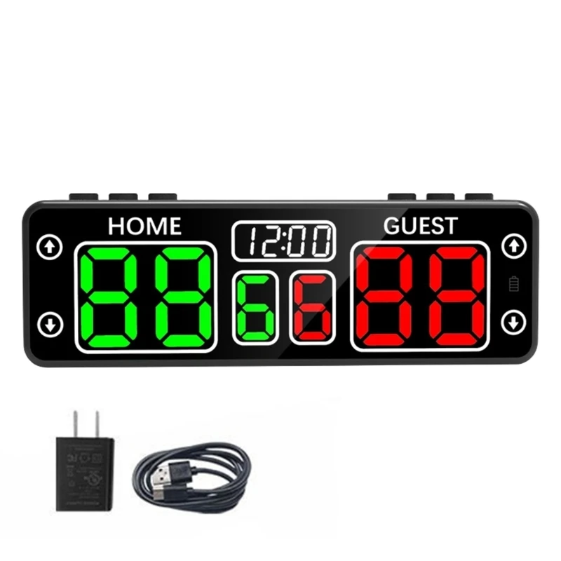 G6DE Rechargeable Electronic Scoreboard With LED Team Display and Touch Panel Control, Tabletop Scorekeeper for Basketball and
G6DE Rechargeable Electronic Scoreboard With LED Team Display and Touch Panel Control, Tabletop Scorekeeper for Basketball and