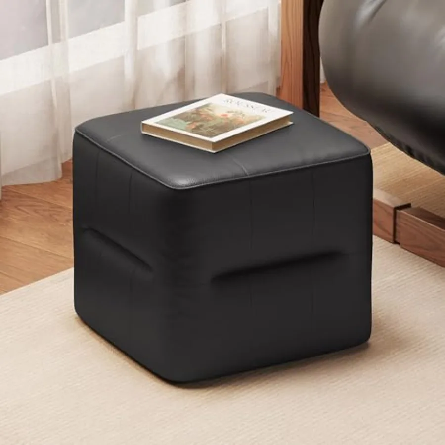 Square Ottoman Pouf Foot Rest 17 Modern Faux Leather Ottoman Coffee Table with High Resilience Sponge Compact Accent Footstool
Square Ottoman Pouf Foot Rest 17 Modern Faux Leather Ottoman Coffee Table with High Resilience Sponge Compact Accent Footstool