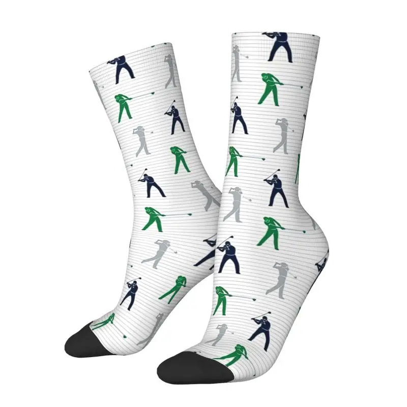 Custom Kawaii Print Golfers Navy Green Grey Stripes Socks for Men Women Stretchy Summer Autumn Winter Golf Crew Socks
Custom Kawaii Print Golfers Navy Green Grey Stripes Socks for Men Women Stretchy Summer Autumn Winter Golf Crew Socks