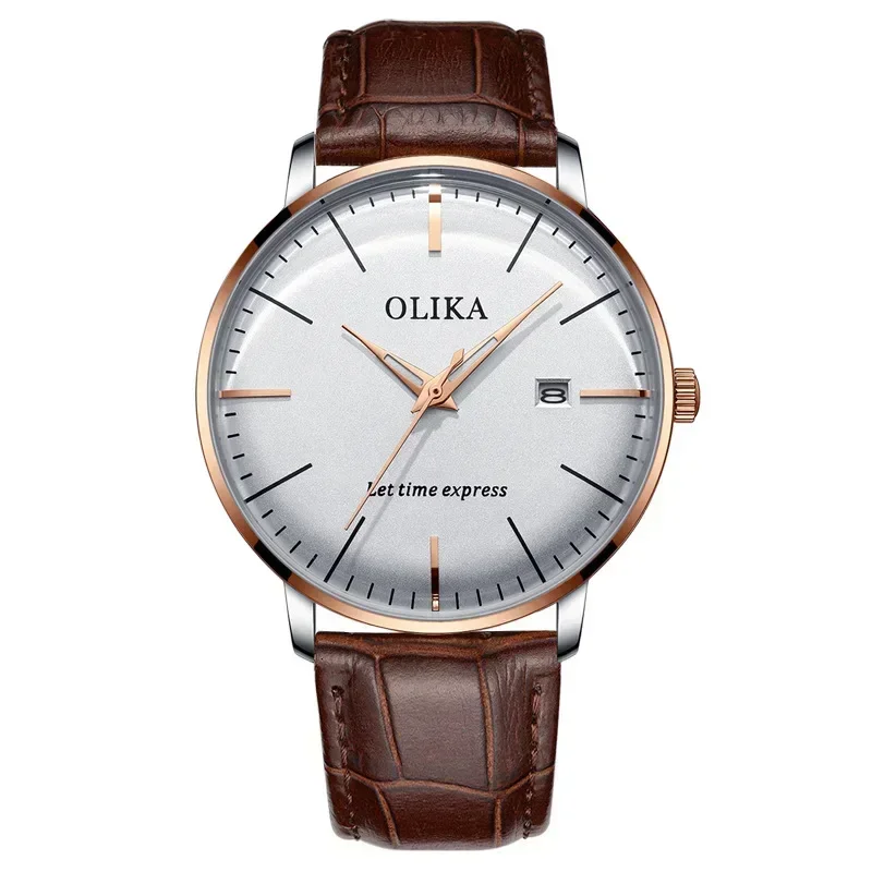 OLIKA Luxury Man Wristwatch Waterproof Gentleman Fashion Sport Quartz Watch Stainless Band Casual Simple Boy Clock Male Relogios
OLIKA Luxury Man Wristwatch Waterproof Gentleman Fashion Sport Quartz Watch Stainless Band Casual Simple Boy Clock Male Relogios