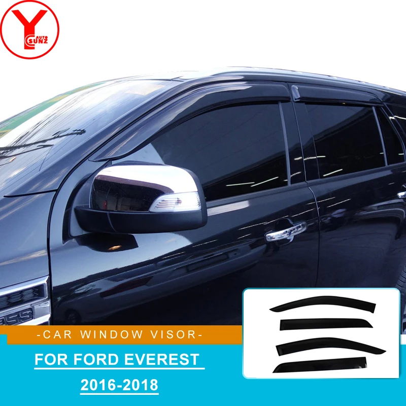 ABS Side Window Wind Deflector Shield Door Visor Sun Rain Guard Windshield For Ford Everest Endeavour 2016 2017 2018 2019
ABS Side Window Wind Deflector Shield Door Visor Sun Rain Guard Windshield For Ford Everest Endeavour 2016 2017 2018 2019