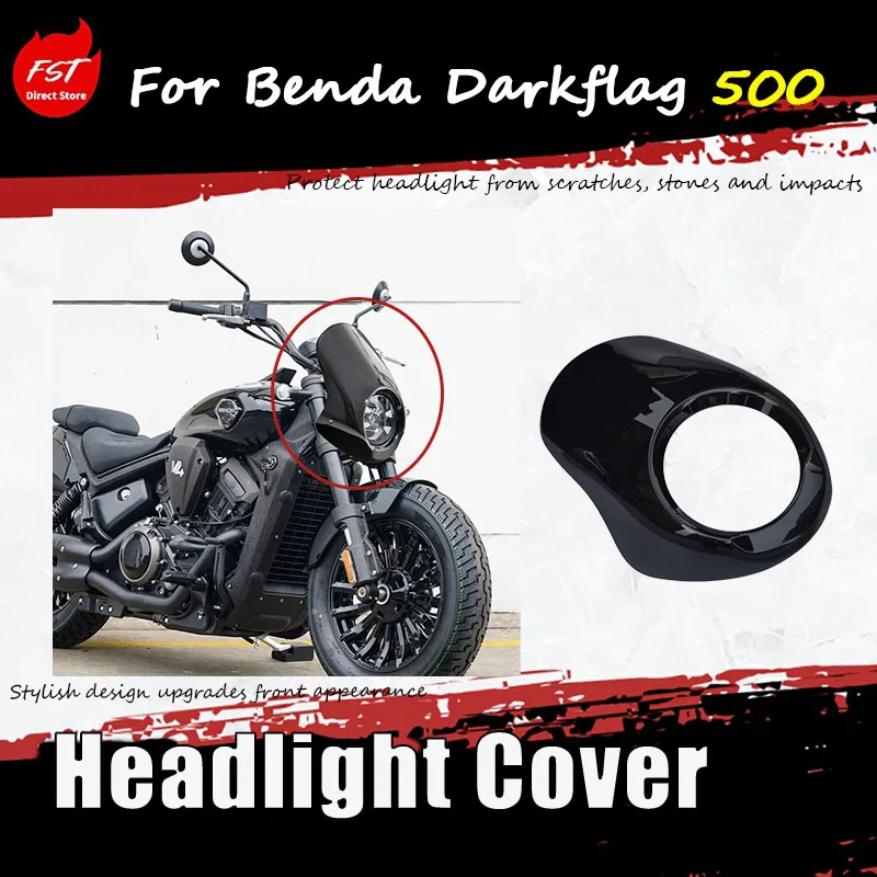 For Benda Darkflag 500, a high-end dark black lamp cover and air dam accessory specially designed for modification.
For Benda Darkflag 500, a high-end dark black lamp cover and air dam accessory specially designed for modification.